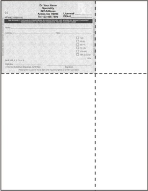 springcharts prescription paper order form prescription sheet