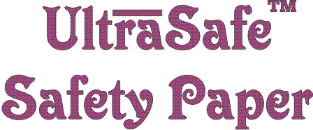 UltraSafe Safety Paper