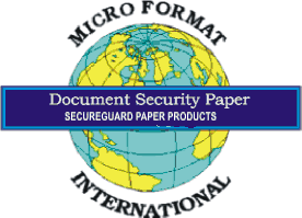A4 Size Document Security Paper